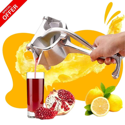 🍊 Manual Fruit Juicer Extractor | ✋ Hand Press Citrus Juicer Squeezer 🍋 for Oranges, Lemons & More - Chachy Ki Dukan
